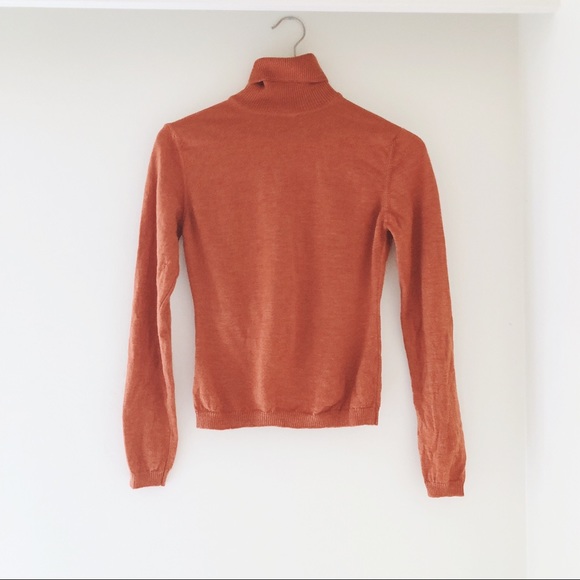 Vintage Orange Turtleneck - Picture 1 of 8